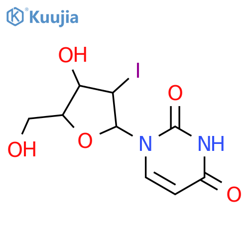 Uridine,2'-deoxy-2'-iodo- (7CI,8CI,9CI) structure