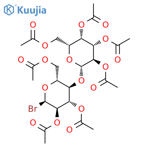 Bromo Heptaacetyl-D-lactoside, Stabilized with 4% Calcium Carbonate structure