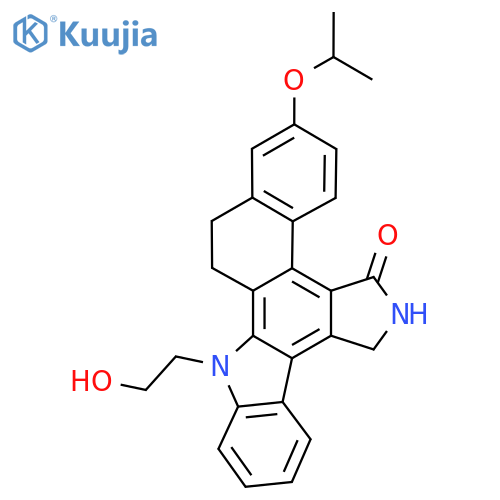 2-Isopropoxy-12-(2-hydroxyethyl)-13,14-dihydronaphthol2,1-apyrrolo3,4-ccarbazole-5-one structure