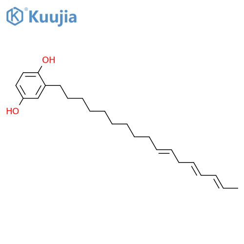 2-Heptadecyl-1,4-benzenediol; 10',11'Z,13',14'E,15',16'E-Hexadehydro structure
