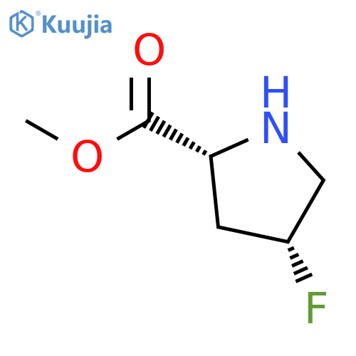 methyl (2R,4R)-4-fluoropyrrolidine-2-carboxylate, cis structure