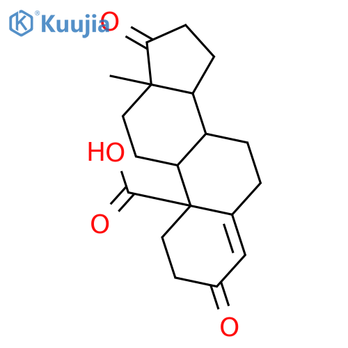 Androst-4-en-19-oicacid, 3,17-dioxo- structure
