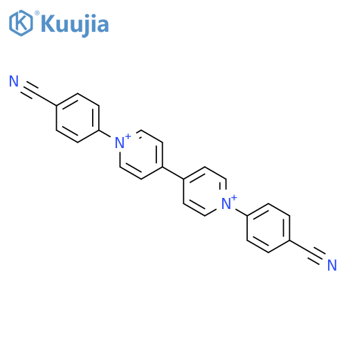 1,1'-Bis(4-cyanophenyl)-4,4'-bipyridin-1-ium structure