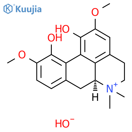 Magnoflorine Hydroxide structure
