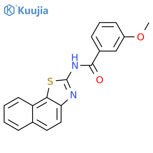 3-methoxy-N-{naphtho[2,1-d][1,3]thiazol-2-yl}benzamide structure
