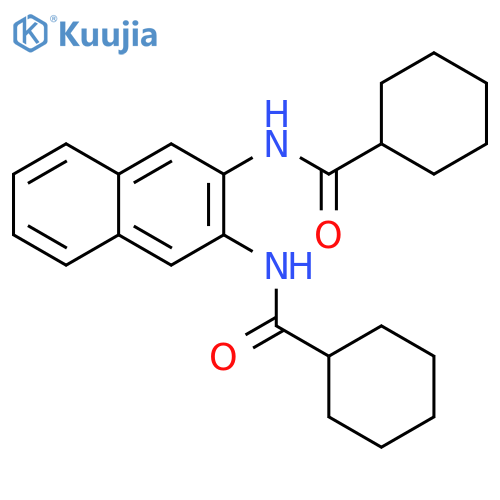 N-(3-cyclohexaneamidonaphthalen-2-yl)cyclohexanecarboxamide structure