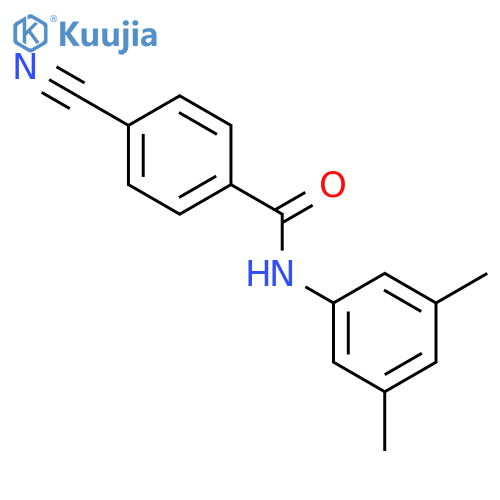 4-cyano-N-(3,5-dimethylphenyl)benzamide structure