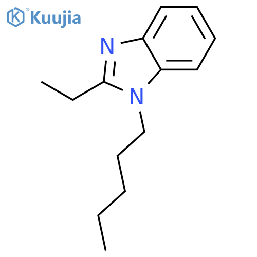 2-ethyl-1-pentyl-1H-1,3-benzodiazole structure