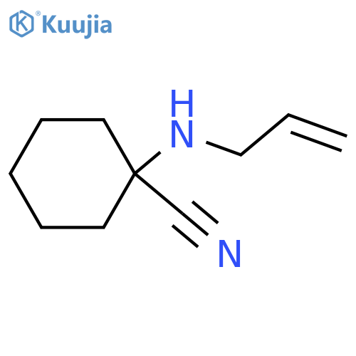 Cyclohexanecarbonitrile, 1-(2-propenylamino)-(9ci) structure