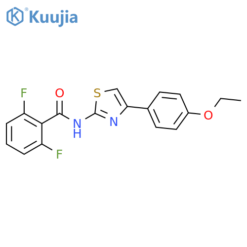 N-4-(4-ethoxyphenyl)-1,3-thiazol-2-yl-2,6-difluorobenzamide structure