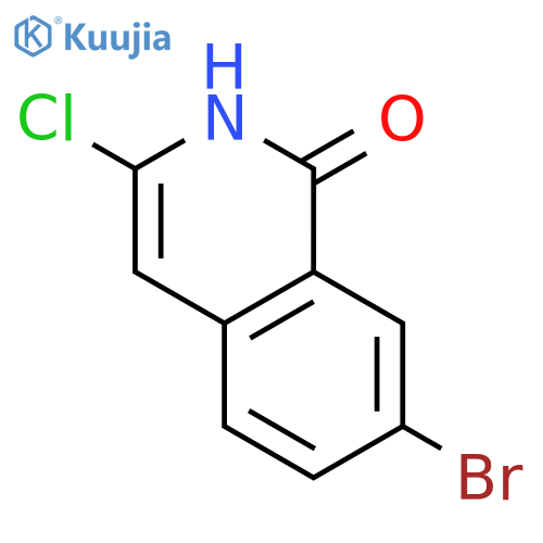 7-bromo-3-chloro-1,2-dihydroisoquinolin-1-one structure