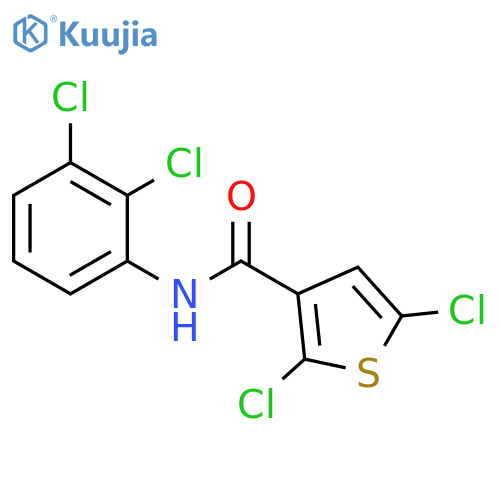 2,5-dichloro-N-(2,3-dichlorophenyl)thiophene-3-carboxamide structure