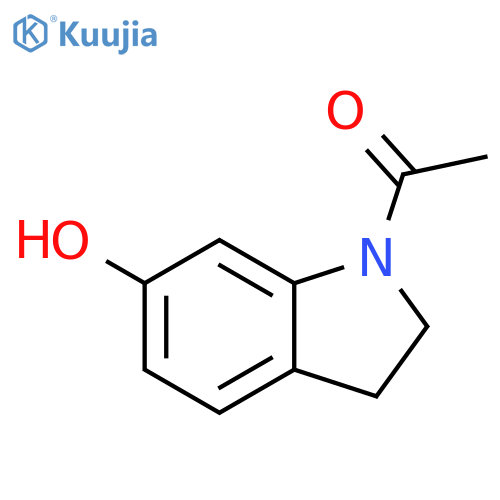 Ethanone,1-(2,3-dihydro-6-hydroxy-1H-indol-1-yl)- structure