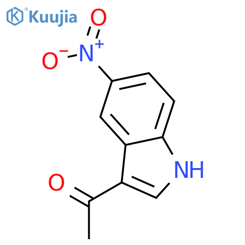 1-(5-nitro-1H-indol-3-yl)-Ethanone structure
