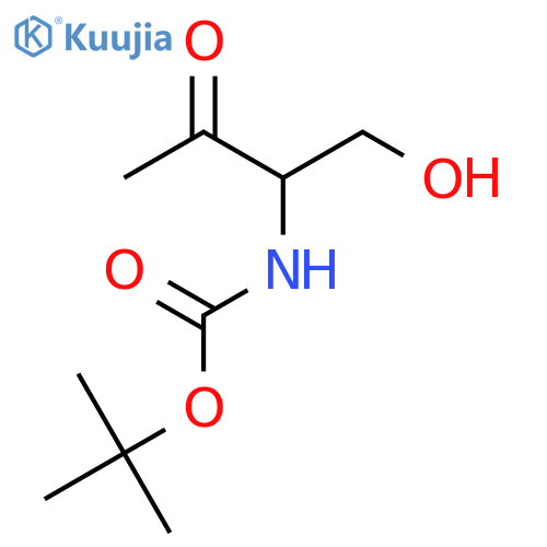 (S)-tert-Butyl (1-hydroxy-3-oxobutan-2-yl)carbamate structure