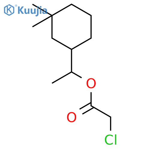 ACETIC ACID, CHLORO-, 1-(3,3-DIMETHYLCYCLOHEXYL)ETHYL ESTER structure