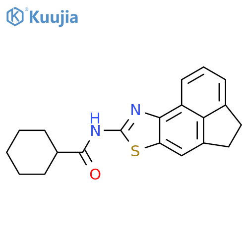 N-{5-thia-3-azatetracyclo6.6.1.0^{2,6}.0^{11,15}pentadeca-1(15),2(6),3,7,11,13-hexaen-4-yl}cyclohexanecarboxamide structure