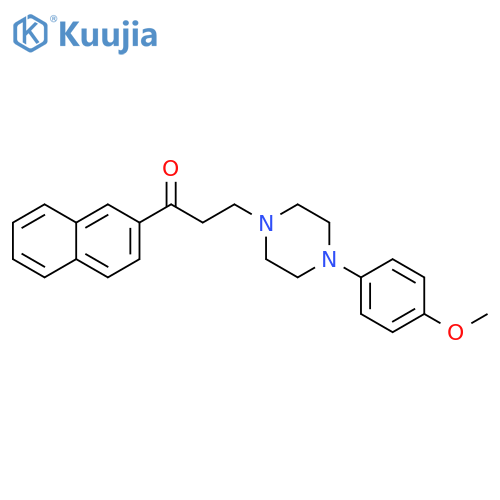 3-[4-(4-METHOXYPHENYL)PIPERAZINO]-1-(2-NAPHTHYL)-1-PROPANONE structure