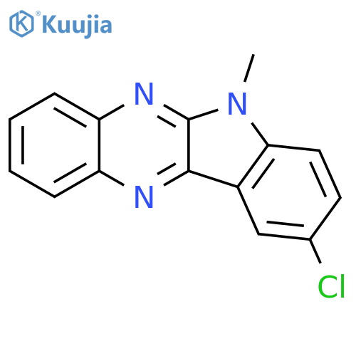 9-chloro-6-methyl-6H-indolo2,3-bquinoxaline structure