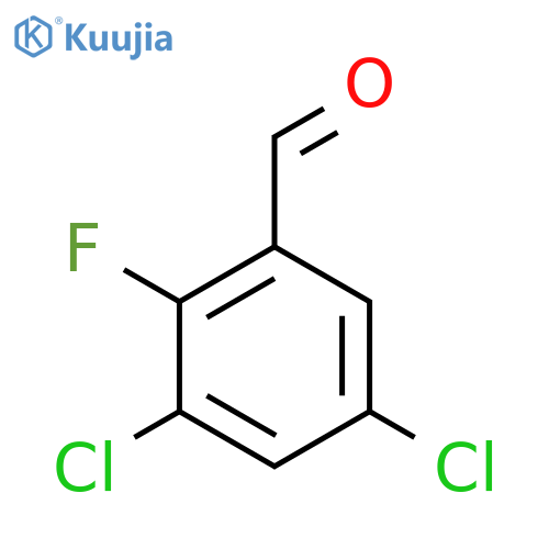 3,5-Dichloro-2-fluorobenzaldehyde structure