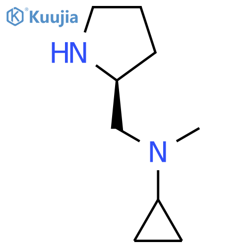 2-Pyrrolidinemethanamine,N-cyclopropyl-N-methyl-,(2S)-(9CI) structure