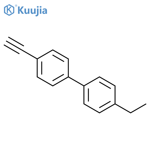 1,1-Biphenyl,4-ethyl-4-ethynyl-(9CI) structure