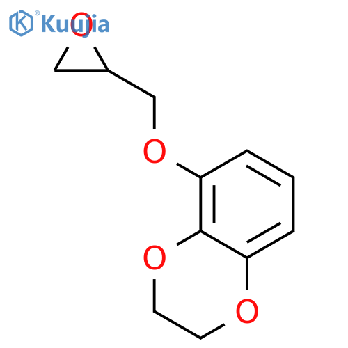 1,4-BENZODIOXIN, 2,3-DIHYDRO-5-(OXIRANYLMETHOXY)- structure