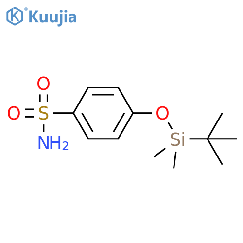 BENZENESULFONAMIDE, 4-[[(1,1-DIMETHYLETHYL)DIMETHYLSILYL]OXY]- structure