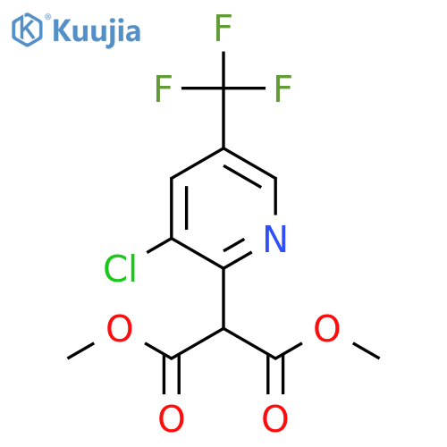 2-(3-chloro-5-trifluoromethyl-pyridinyl)-malonic acid dimethyl ester structure