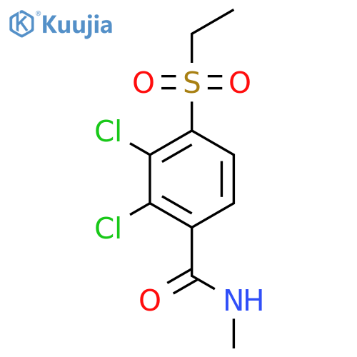 2,3-DICHLORO-4-(ETHYLSULFONYL)-N-METHYLBENZENECARBOXAMIDE structure