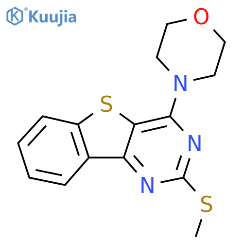 2-(Methylsulfanyl)-4-morpholino[1]benzothieno[3,2-d]pyrimidine structure