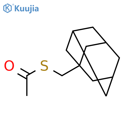 ETHANETHIOIC ACID, S-(TRICYCLO[3.3.1.13,7]DEC-1-YLMETHYL) ESTER structure
