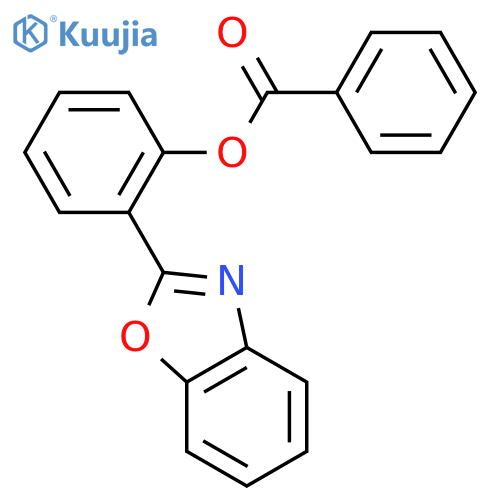 2-(2-Benzoxazolyl)phenyl benzoate structure