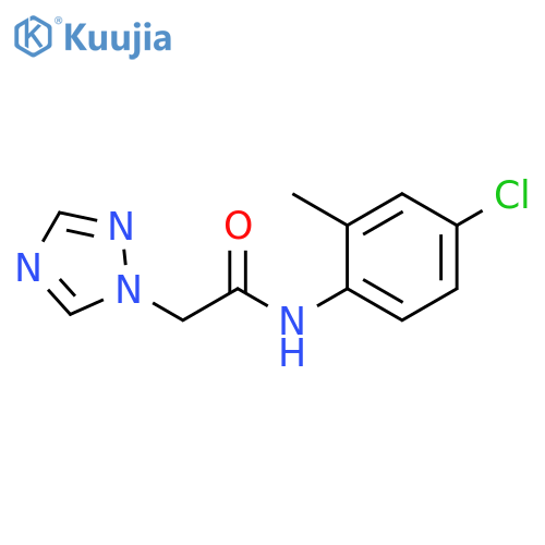 1H-1,2,4-Triazole-1-acetamide, N-(4-chloro-2-methylphenyl)- structure