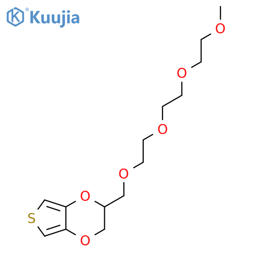 2-(2,5,8,11-Tetraoxadodecan-1-yl)-2,3-dihydrothieno[3,4-b][1,4]dioxine structure