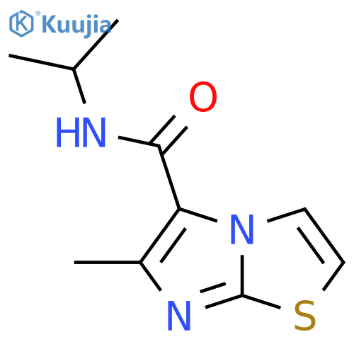 N-isopropyl-6-methylimidazo[2,1-b][1,3]thiazole-5-carboxamide structure