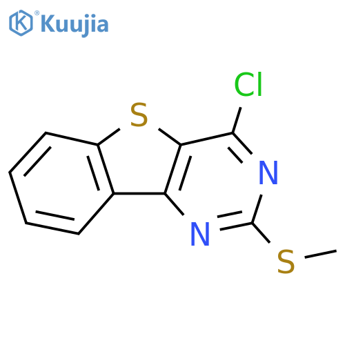 4-CHLORO-2-(METHYLSULFANYL)[1]BENZOTHIENO[3,2-D]PYRIMIDINE structure