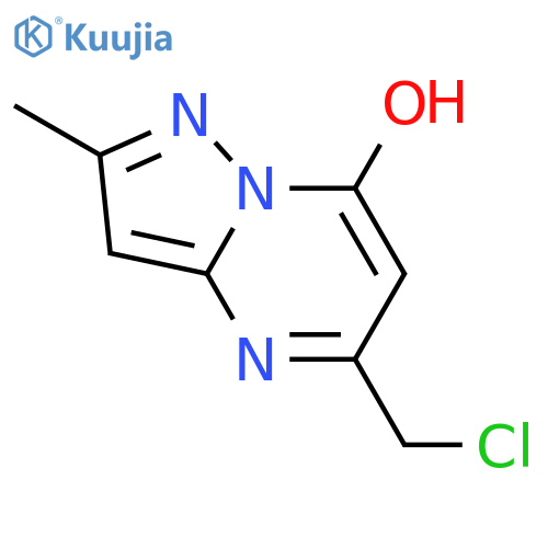 5-(chloromethyl)-2-methylpyrazolo1,5-apyrimidin-7-ol structure