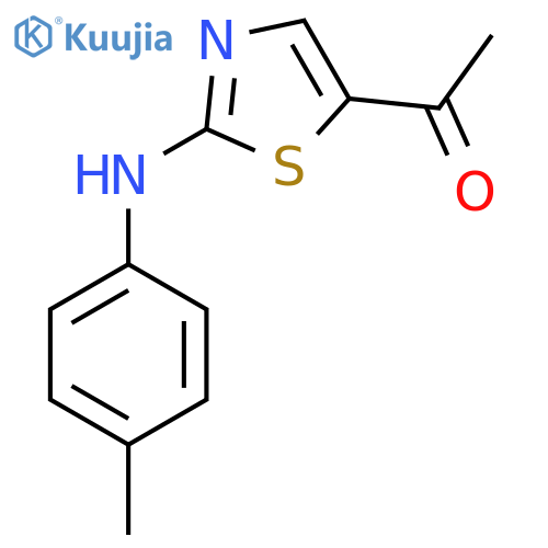 1-[2-(4-Toluidino)-1,3-thiazol-5-yl]-1-ethanone structure