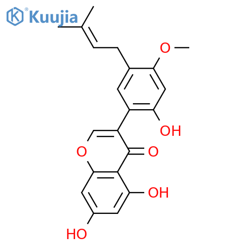 Lysisteisoflavanone structure