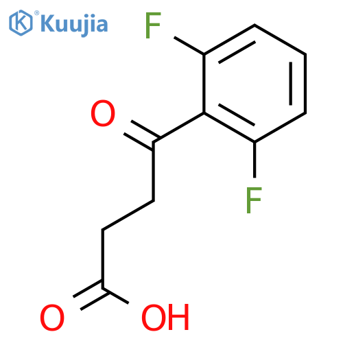 4-(2,6-difluorophenyl)-4-oxobutanoic Acid structure