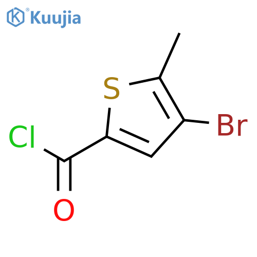 2-Thiophenecarbonyl chloride, 4-bromo-5-methyl- structure