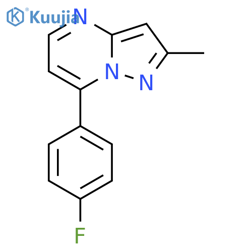 7-(4-Fluorophenyl)-2-methylpyrazolo[1,5-a]pyrimidine structure