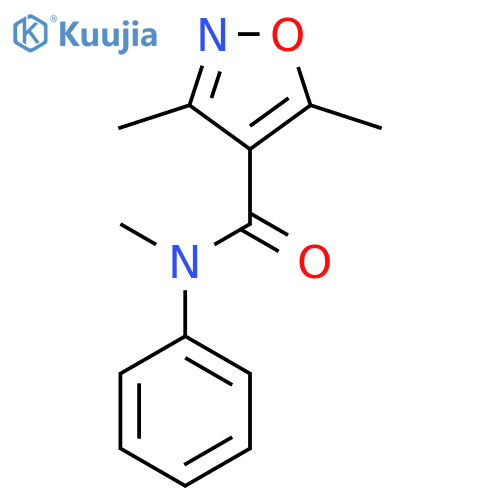 N,3,5-trimethyl-N-phenyl-4-isoxazolecarboxamide structure