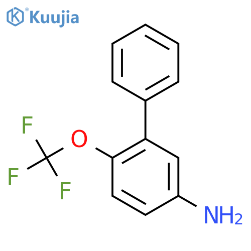 5-Amino-2-(trifluoromethoxy)biphenyl structure