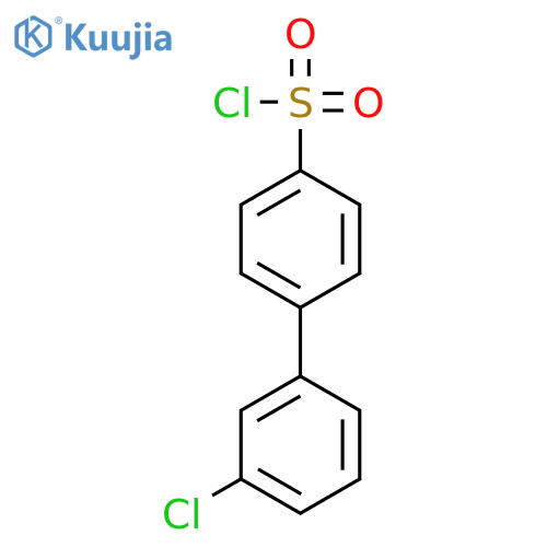 3'-chloro-1,1'-biphenyl-4-sulfonyl chloride structure