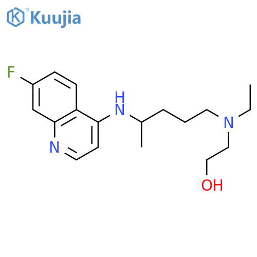 7-Fluoro Hydroxychloroquine structure