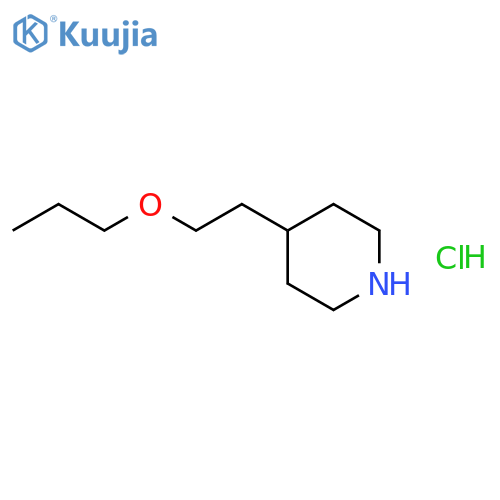 2-(4-Piperidinyl)ethyl Propyl Ether Hydrochloride structure