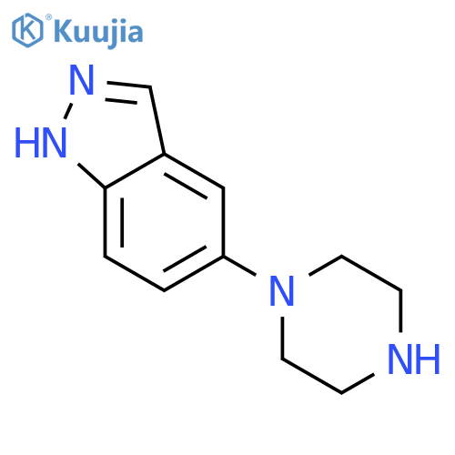 5-(Piperazin-1-yl)-1H-indazole structure