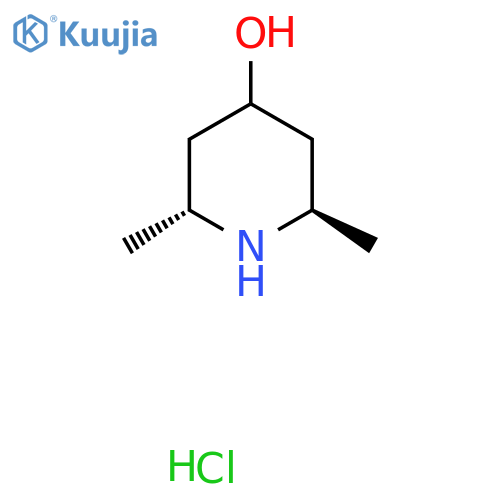 rel-(2R,6R)-2,6-Dimethyl-4-piperidinol hydrochloride structure